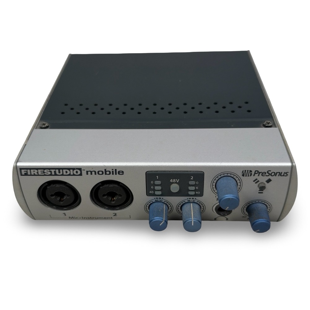 PreSonus FireStudio Mobile 10x6 FireWire Audio Interface Gray Black FS29100207